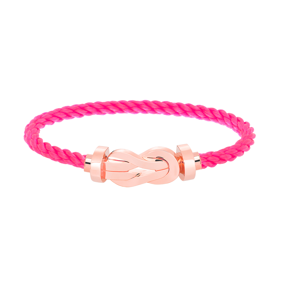 [⭐JeweliWhal]CHANCE LARGE 8 FIGURE BUCKLE NO DIAMOND BRACELET ROSE GOLD