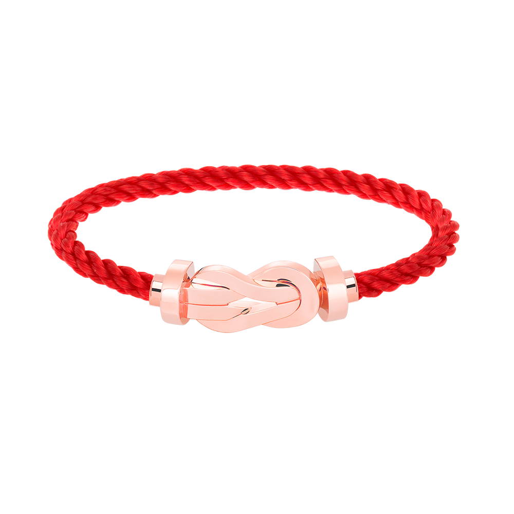 [⭐JeweliWhal]CHANCE LARGE 8 FIGURE BUCKLE NO DIAMOND BRACELET ROSE GOLD
