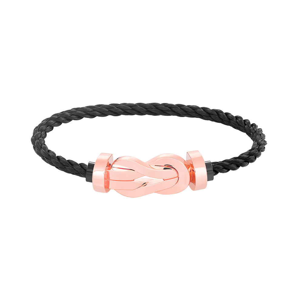 [⭐JeweliWhal]CHANCE LARGE 8 FIGURE BUCKLE NO DIAMOND BRACELET ROSE GOLD