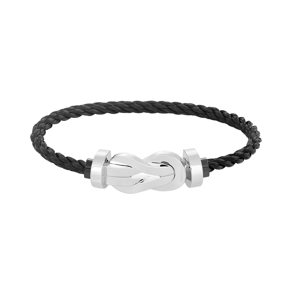[⭐JeweliWhal]CHANCE LARGE 8 FIGURE BUCKLE NO DIAMOND BRACELET SILVER