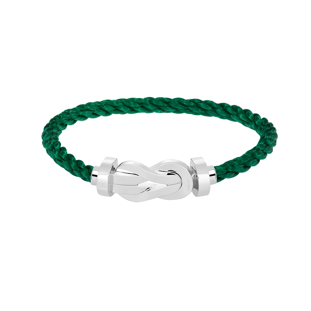 [⭐JeweliWhal]CHANCE LARGE 8 FIGURE BUCKLE NO DIAMOND BRACELET SILVER