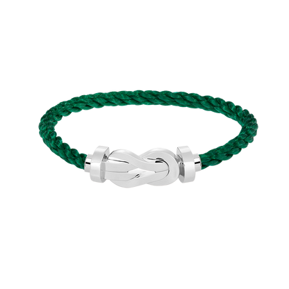 [⭐JeweliWhal]CHANCE LARGE 8 FIGURE BUCKLE NO DIAMOND BRACELET SILVER
