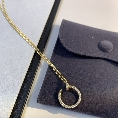 [⭐JeweliWhal]JUSTE NECKLACE GOLD DIAMONDS