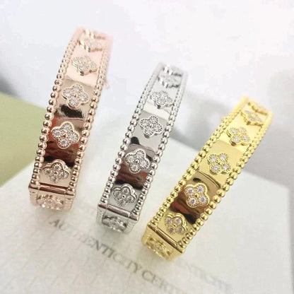 [⭐JeweliWhal]CLOVER BRACELET 8MM DIAMONDS