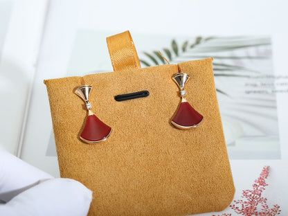 [⭐JeweliWhal]DREAM Carnelian PINK GOLD EARRINGS