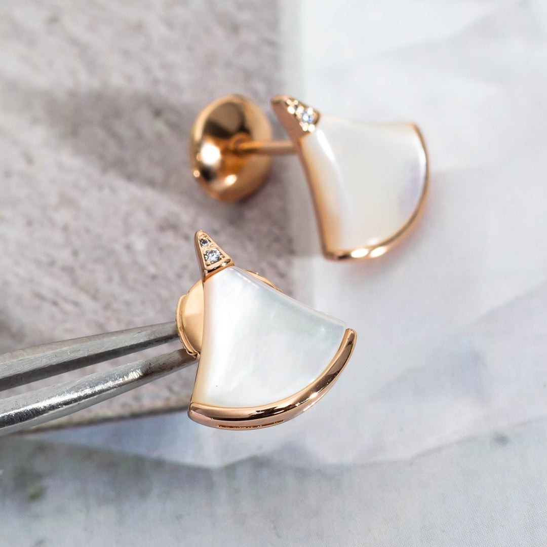[⭐JeweliWhal]DIVAS DREAM EARRINGS PINK GOLD