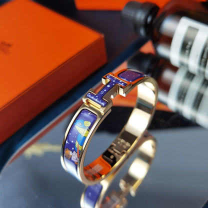 [⭐JeweliWhal]H STAR AND MOON BRACELET 12MM