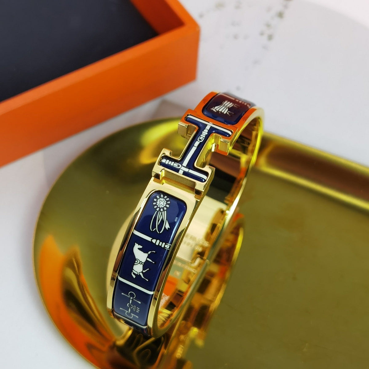 [⭐JeweliWhal]H COUVERTURES DARK BLUE BRACELET