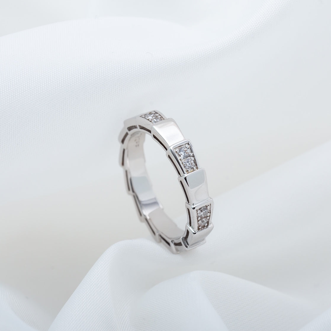 [⭐JeweliWhal]SERPENTI RING SILVER  3MM