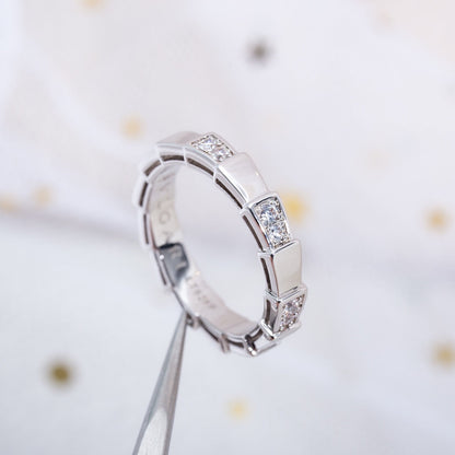 [⭐JeweliWhal]SERPENTI RING SILVER  3MM