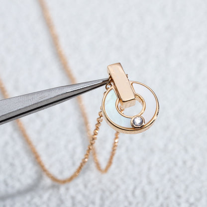 [⭐JeweliWhal]GARI NECKLACE PINK GOLD MOP