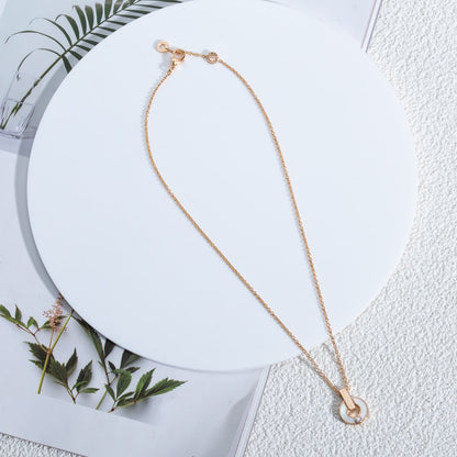 [⭐JeweliWhal]GARI NECKLACE PINK GOLD MOP