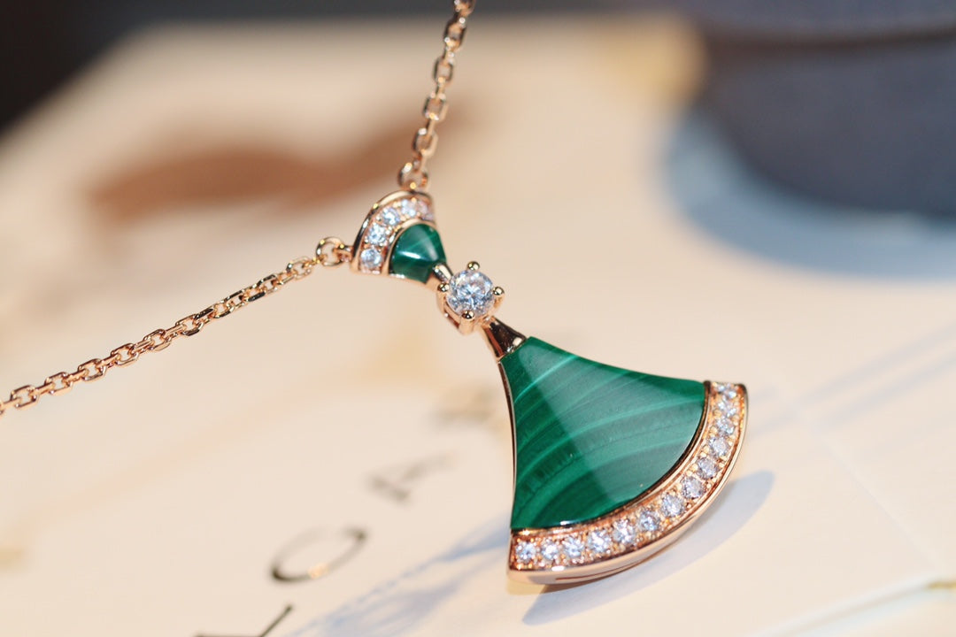 [⭐JeweliWhal]DREAM NECKLACE MALACHITE DIAMOND