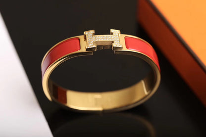 [⭐JeweliWhal]H BRACELET GOLD DIAMOND