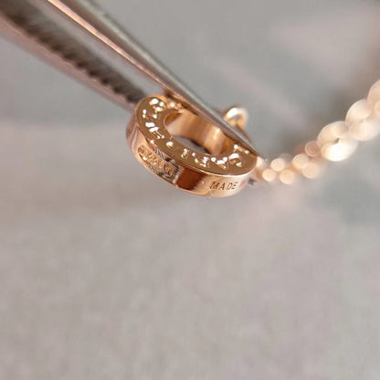 [⭐JeweliWhal]ZERO 1 NECKLACE PINK GOLD