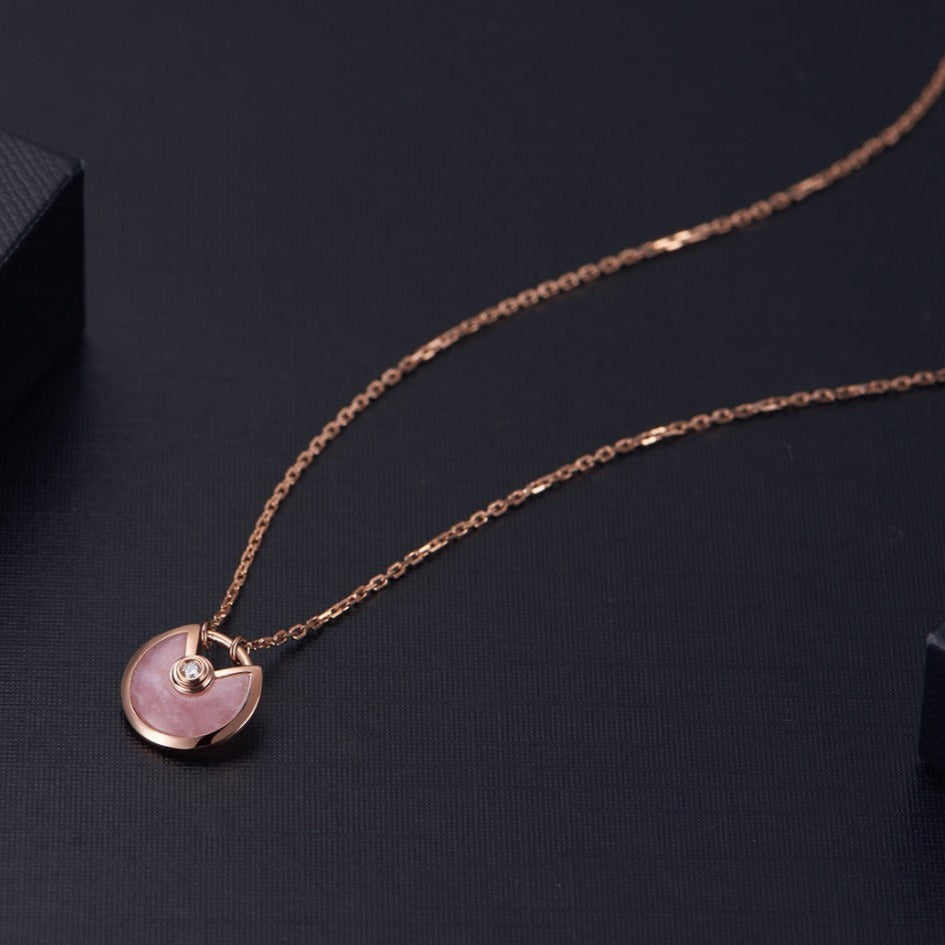 [⭐JeweliWhal]AMULETTE ROSE GOLD PINK MOP NECKLACE