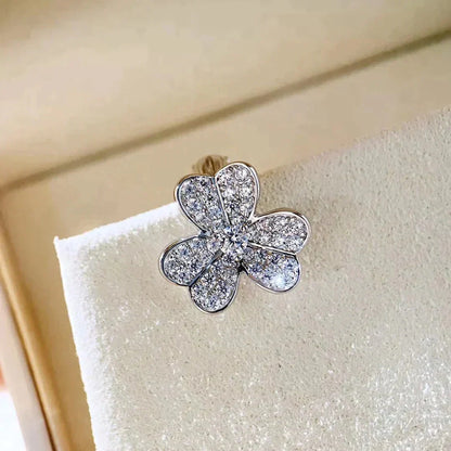 [⭐JeweliWhal]CLOVER COMOS DIAMOND EARRINGS SILVER