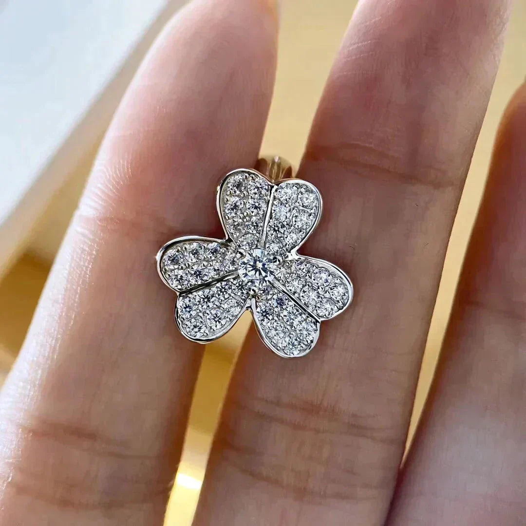 [⭐JeweliWhal]CLOVER COMOS DIAMOND EARRINGS SILVER