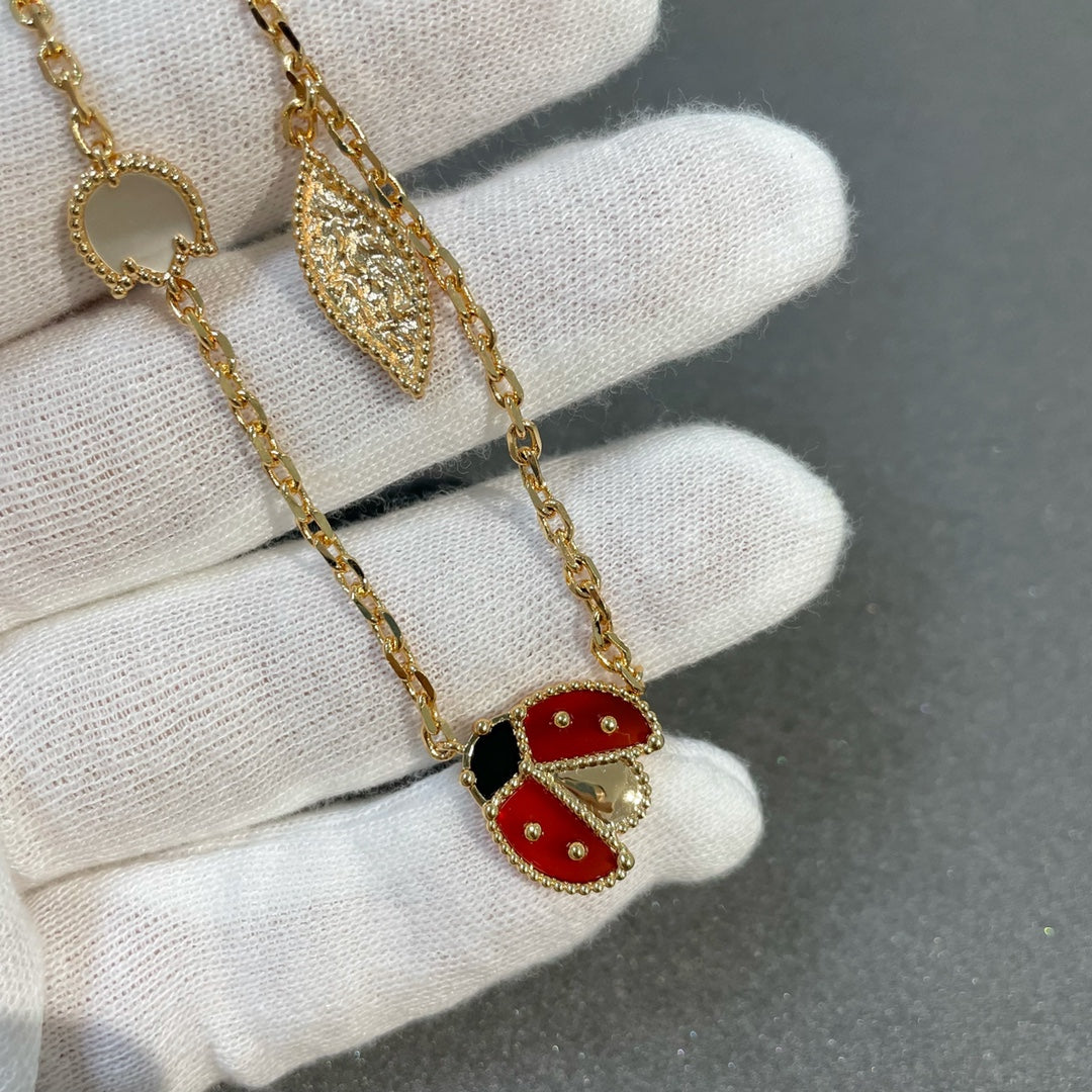 [⭐JeweliWhal]LUCKY SPRING 15 MOTIFS GOLD NECKLACE