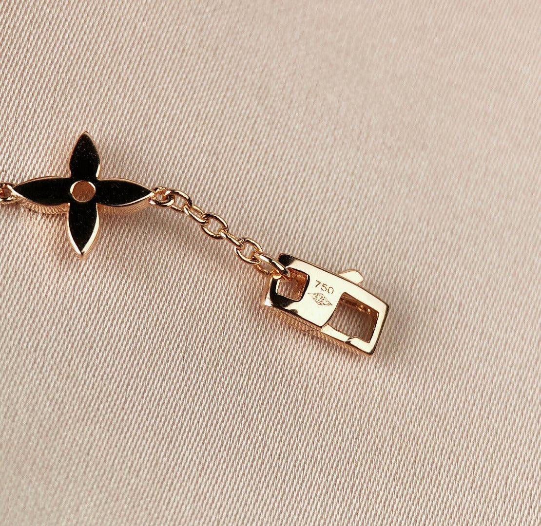 [⭐JeweliWhal]STAR AND SUN 7 MOTIFS GOLD BRACELET