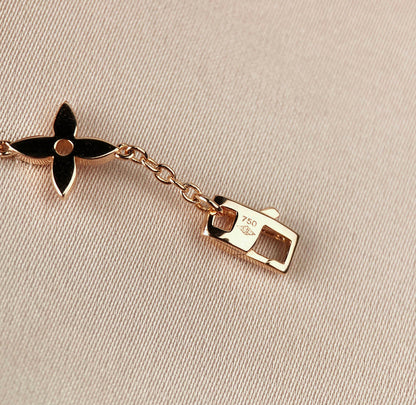 [⭐JeweliWhal]STAR AND SUN 7 MOTIFS GOLD BRACELET