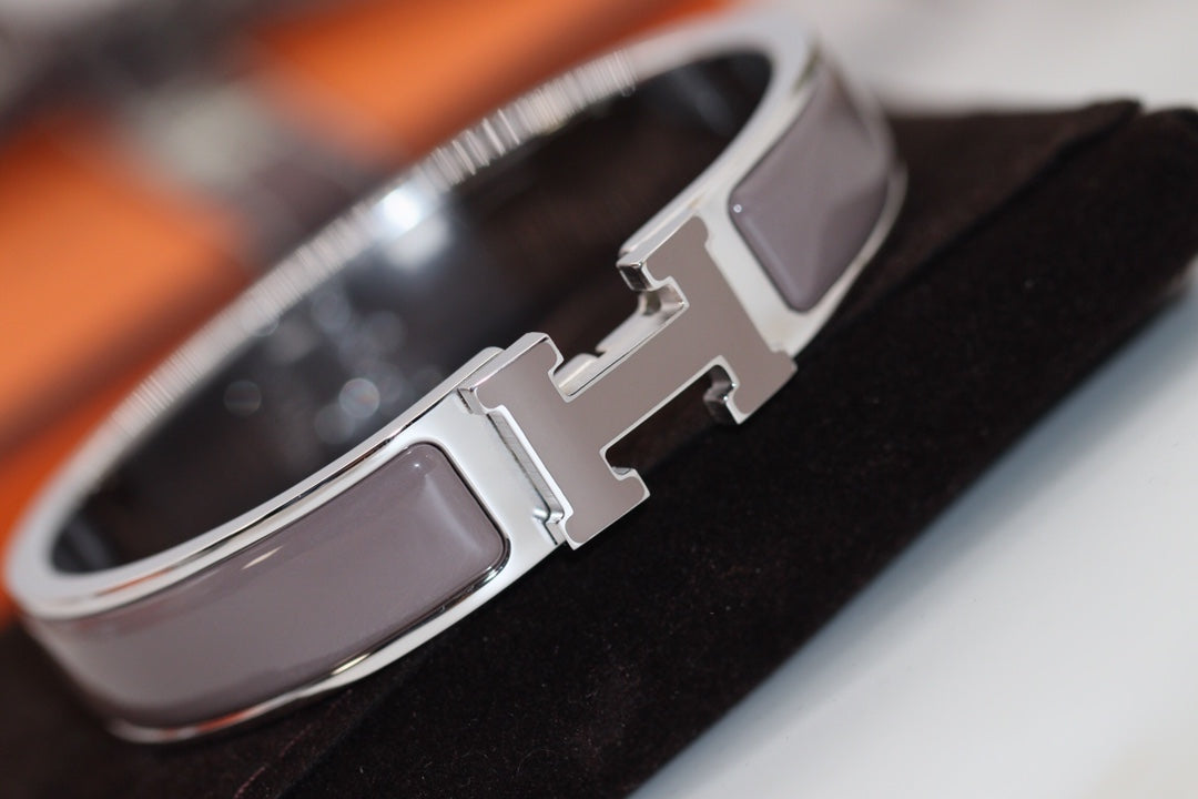 [⭐JeweliWhal]H BRACELET 12MM BROWN