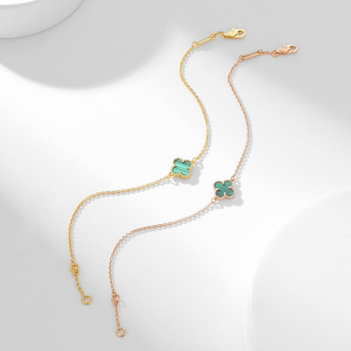 [⭐JeweliWhal]CLOVER BRACELET MALACHITE 1 MOTIF