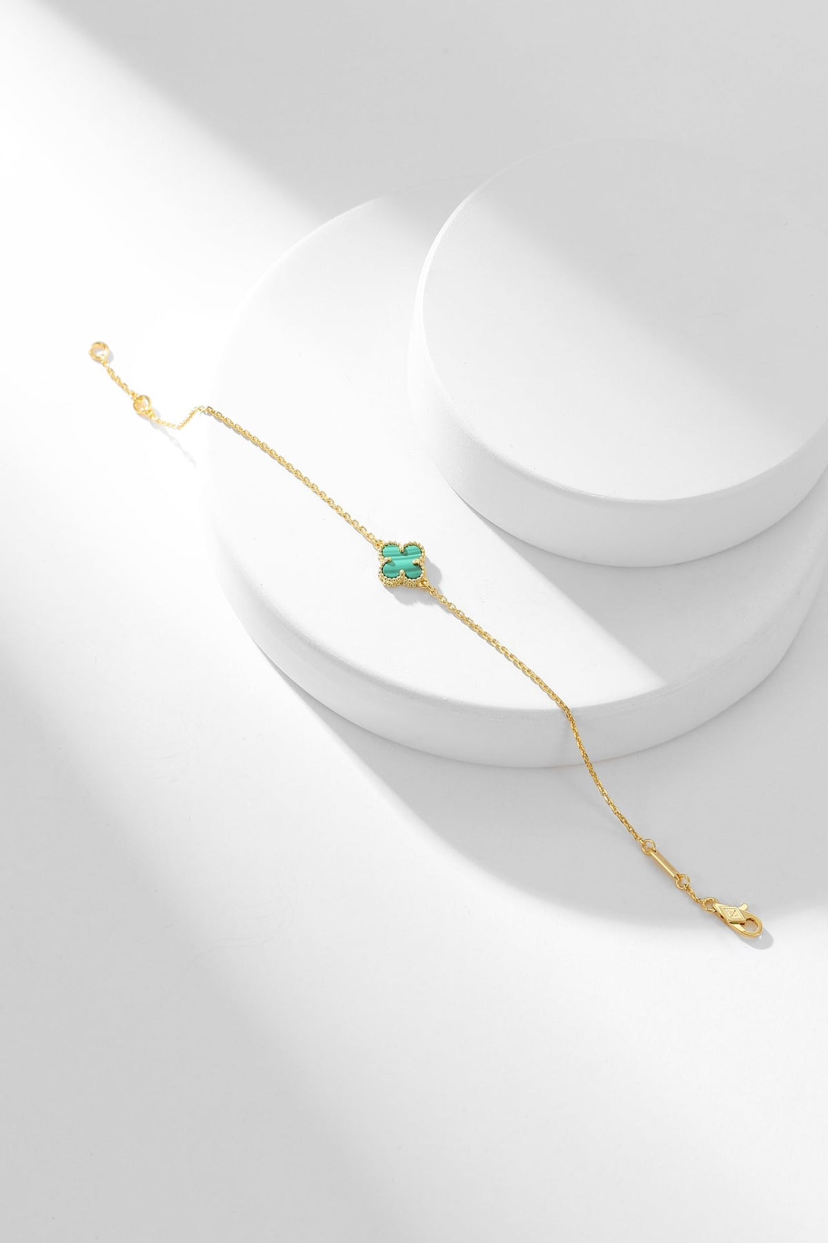 [⭐JeweliWhal]CLOVER BRACELET MALACHITE 1 MOTIF