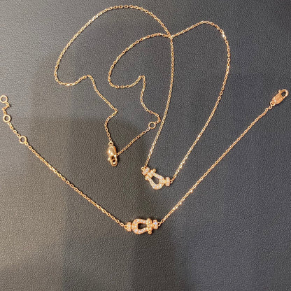 [⭐JeweliWhal]FORCE 10 DIAMOND PINK GOLD NECKLACE MINI MODEL