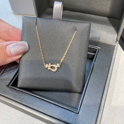 [⭐JeweliWhal]FORCE 10 DIAMOND PINK GOLD NECKLACE MINI MODEL