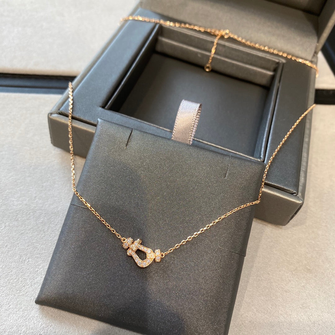 [⭐JeweliWhal]FORCE 10 DIAMOND PINK GOLD NECKLACE MINI MODEL