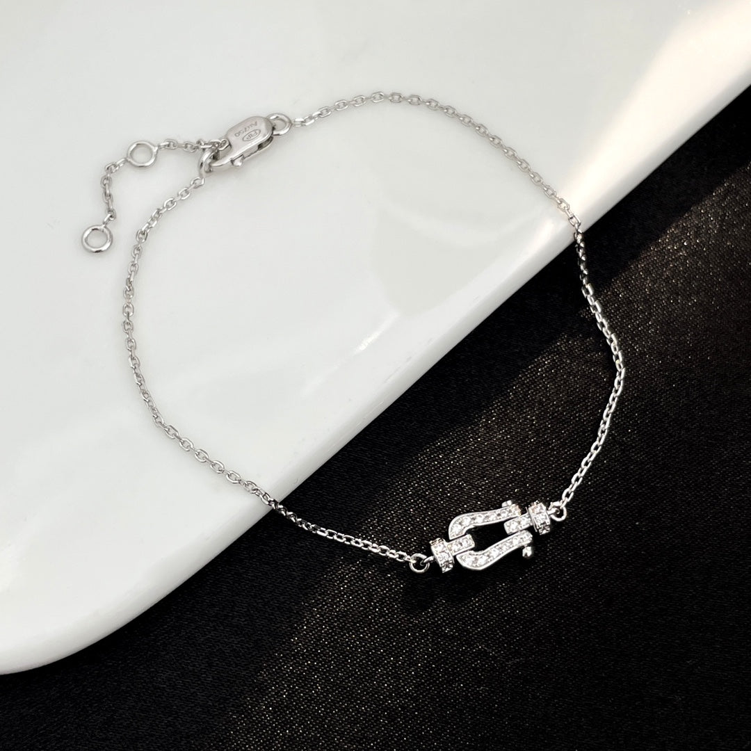 [⭐JeweliWhal]FORCE 10 FULL DIAMOND BUCKLE CHAIN LINK MINI MODEL