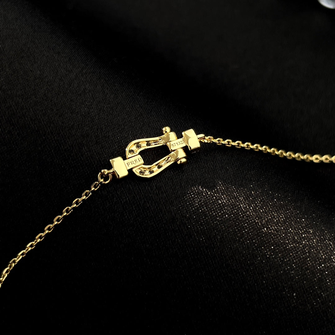 [⭐JeweliWhal]FORCE 10 FULL DIAMOND BUCKLE CHAIN LINK MINI MODEL