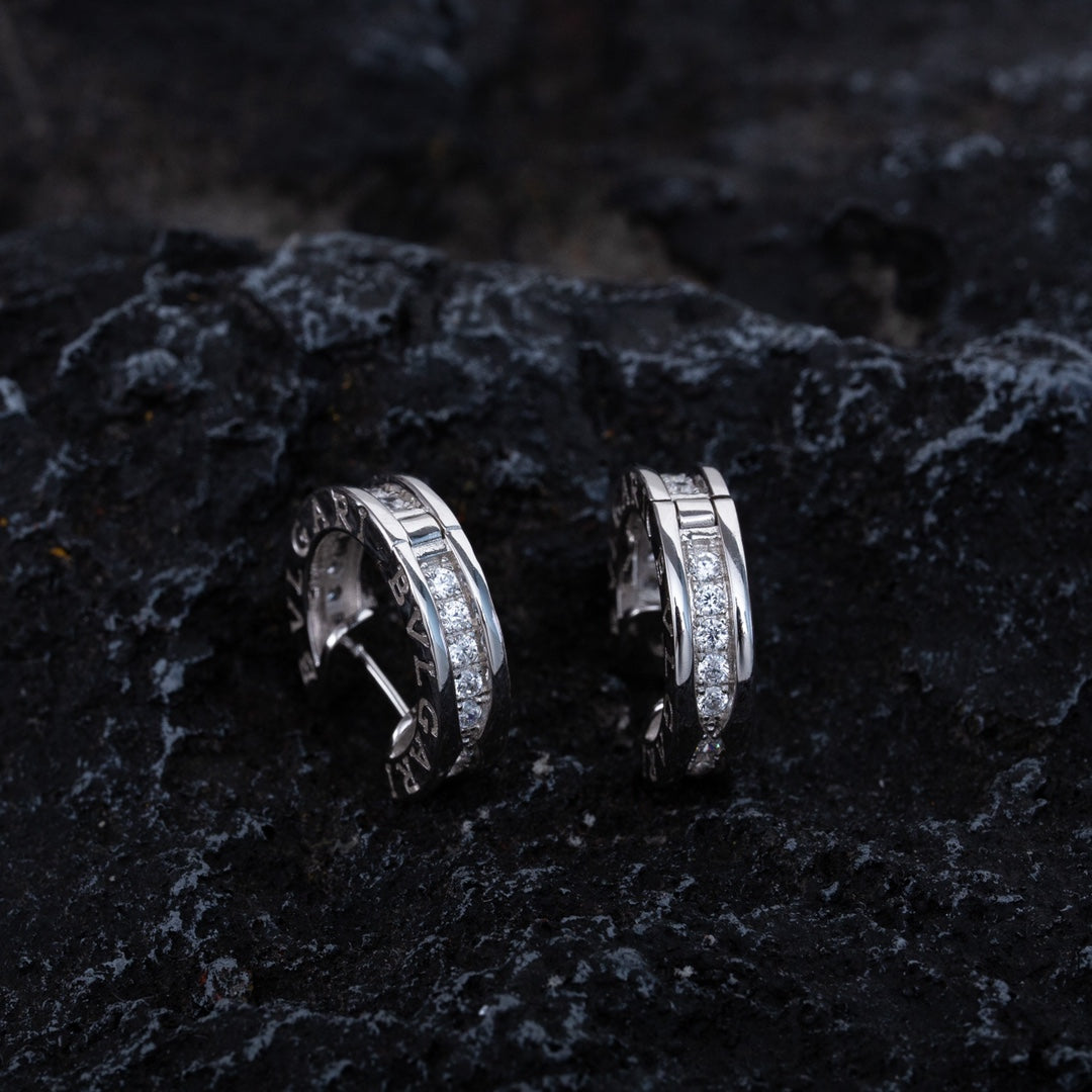 [⭐JeweliWhal]ZERO 1 MINI SILVER DIAMOND EARRINGS