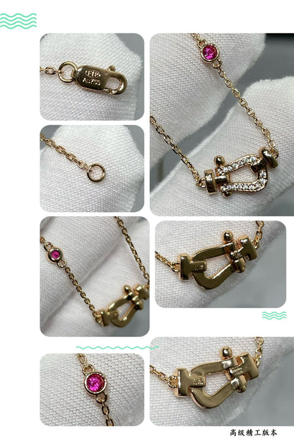 [⭐JeweliWhal]FORCE 10 DIAMOND PINK GOLD NECKLACE
