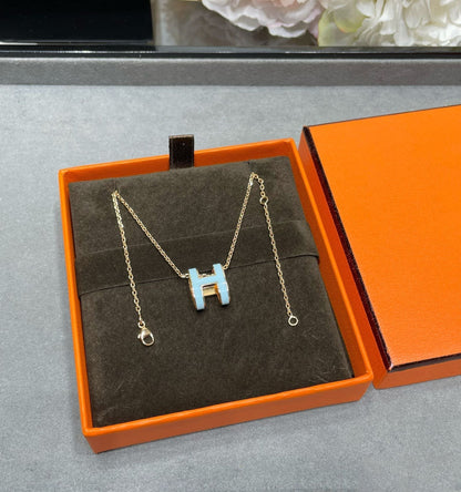 [⭐JeweliWhal]POP H SKY BLUE NECKLACE