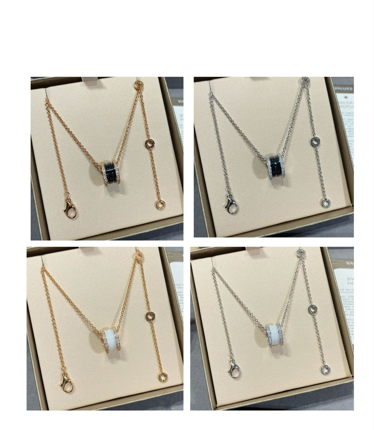 [⭐JeweliWhal]ZERO 1 DIAMOND CERAMIC NECKLACE