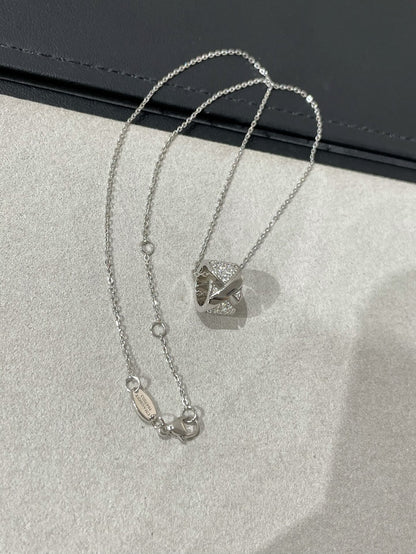 [⭐JeweliWhal]LIENS EVIDENCE DIAMOND PAVED NECKLACE