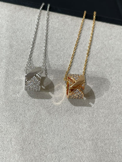 [⭐JeweliWhal]LIENS EVIDENCE DIAMOND PAVED NECKLACE