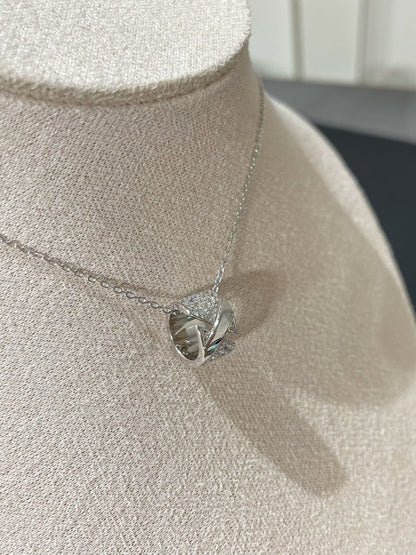 [⭐JeweliWhal]LIENS EVIDENCE DIAMOND PAVED NECKLACE