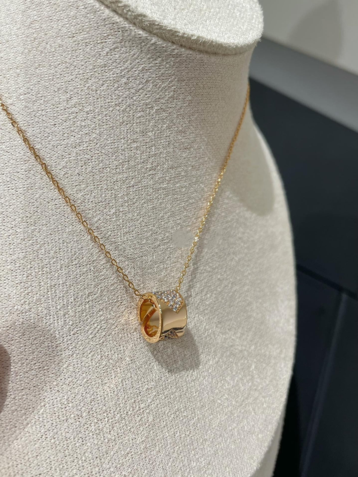 [⭐JeweliWhal]LIENS EVIDENCE DIAMOND PAVED NECKLACE