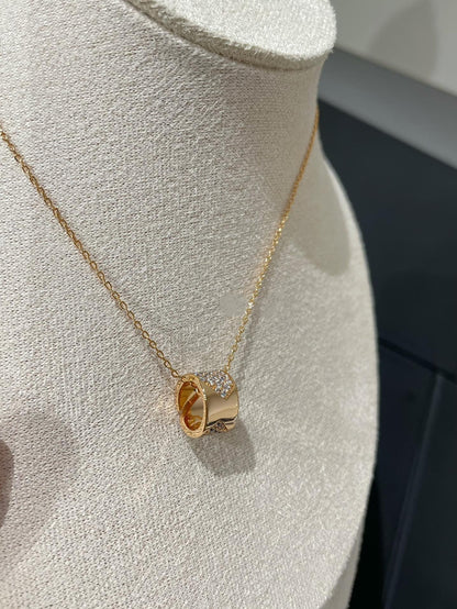 [⭐JeweliWhal]LIENS EVIDENCE DIAMOND PAVED NECKLACE