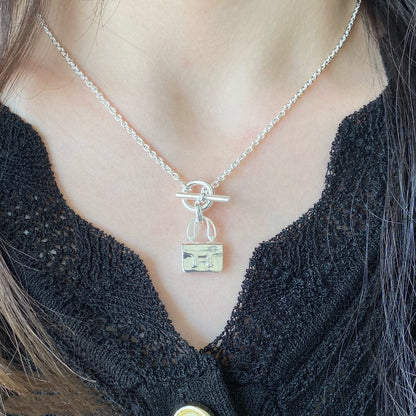 [⭐JeweliWhal]CONSTANCE PEDANT SILVER NECKLACE