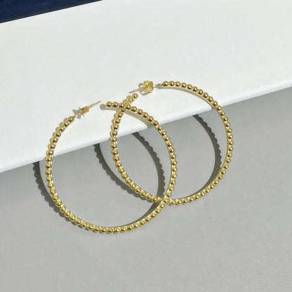 [⭐JeweliWhal]SMOOTH BEAD STUD EARRINGS