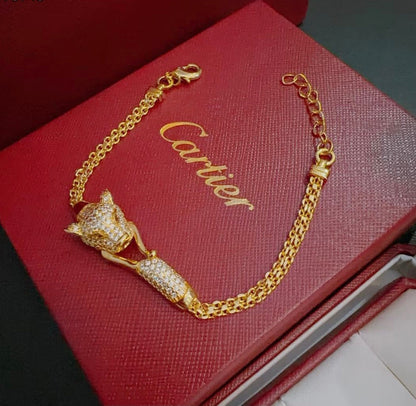 [⭐JeweliWhal Jewelry] PANTHERE  BRACELET DIAMONDS