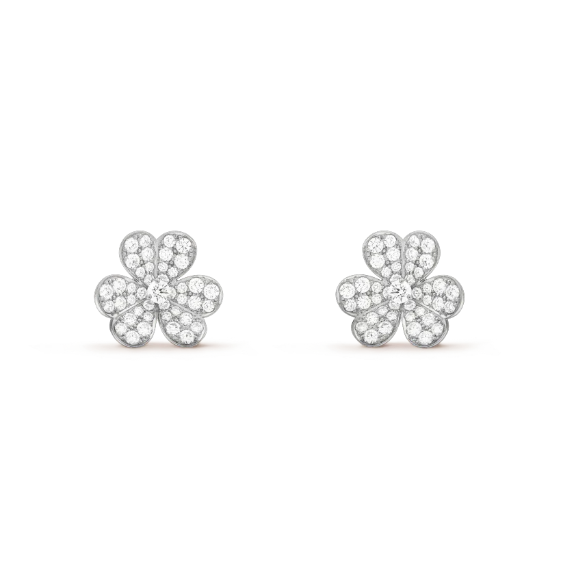 [⭐JeweliWhal]CLOVER COMOS DIAMOND EARRINGS SILVER
