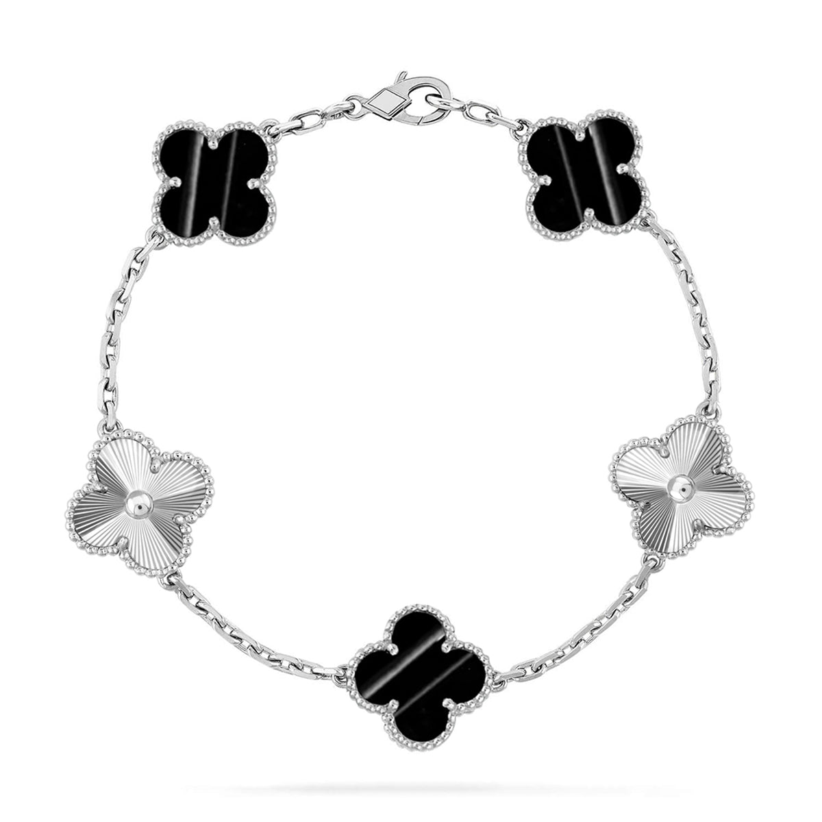 [⭐JeweliWhal] CLOVER 5 MOTIF PULSAR STONE BRACELET COLLECTION