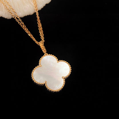 [⭐JeweliWhal]CLOVER 25MM MOP LARGE PENDANT NECKLACE