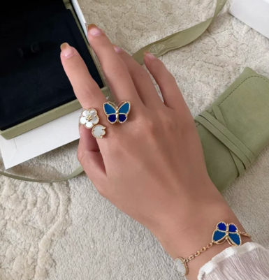 [⭐JeweliWhal]2026 NEW TWIN BUTTERFLY LUCKY RING
