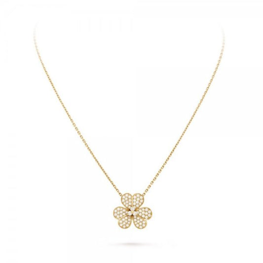 [⭐JeweliWhal]FLOWER DIAMOND NECKLACE